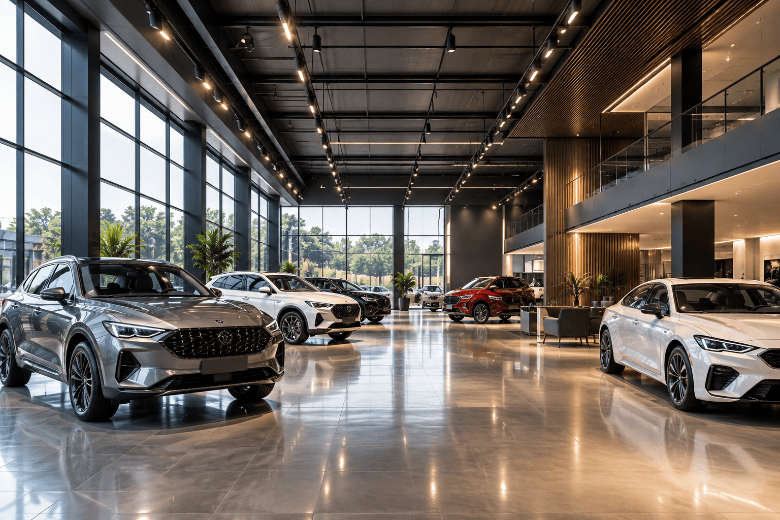 Automobile showroom